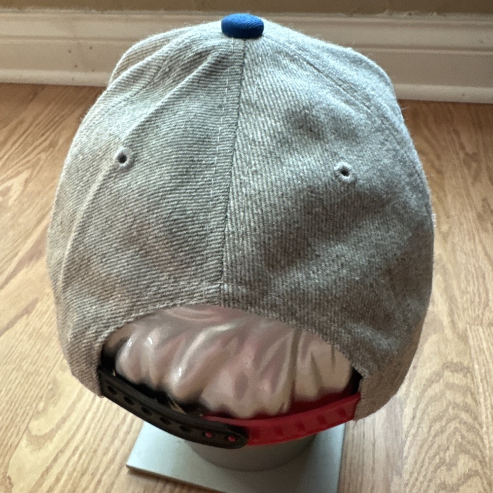 Chicago Cubs Hat Cap Baseball MLB Wool Blend Adjustable Gray Melonwear Vintage - Picture 4 of 7